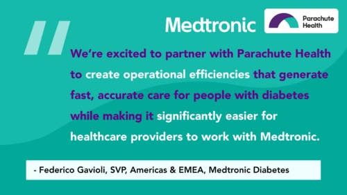 Medtronic partners with Parachute Health to enhance diabetes care efficiency and provider collaboration.
