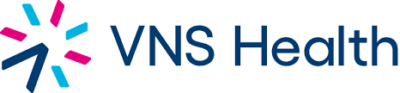 VNS Health logo featuring colorful abstract design
