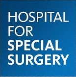 Hospital for Special Surgery logo blue background white text